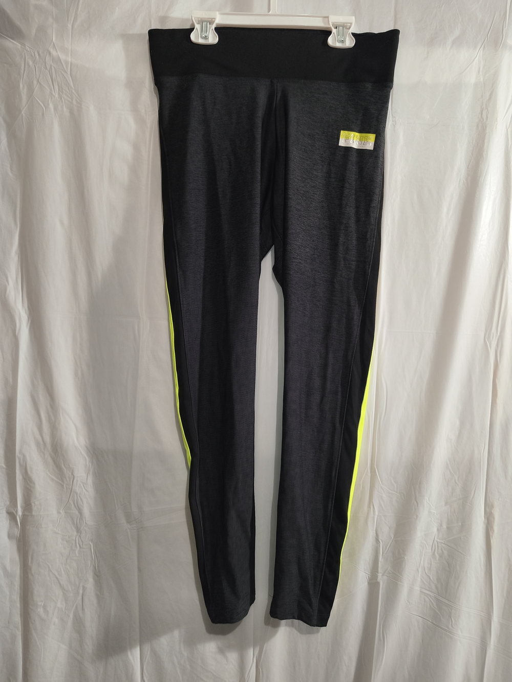 PINK Victoria's Secret Ultimate Yoga Leggings - Neon Yellow/Black